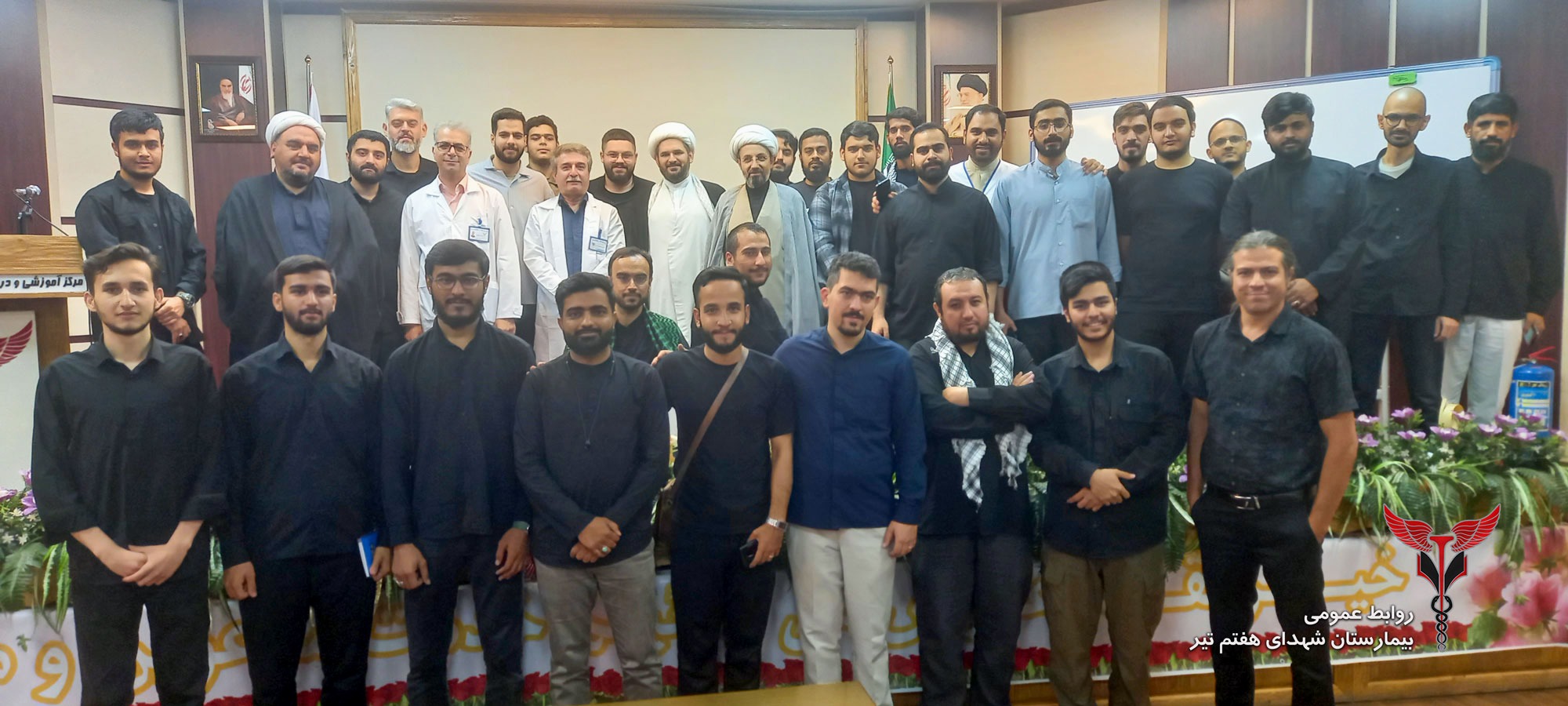 بازدید آموزشی دانشجویان طلبه از بیمارستان شهدای هفتم تیر با محوریت جنگ ۱۲ روزه 